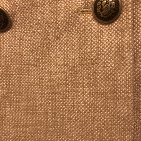 NWT $698 Veronica Beard Ellette Dickey Double Breasted Blazer CAMEL/ CREAM! - Picture 14 of 15